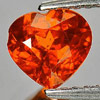 1.08 Ct. Heart Shape Natural Orange Spessartine Garnet Namibia 1.08 Ct. Heart Shape Natural Orange Spessartine Garnet Namibia