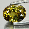 Greenish Yellow Demantoid Garnet 1.03 Ct. Oval Shape 6.4 x 5 Mm. Natural Gem