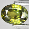 0.98 Ct. Natural Yellowish Green Demantoid Garnet Gemstone Oval Shape Unheated