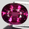 Purple Pink Rhodolite Garnet 3.20 Ct VVS Oval 9.5 x 7.7 Mm. Natural Gem Unheated