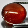 3.17 Ct. Oval Cabochon Natural Gemstone Orangish Red Spessartine Garnet 3.17 Ct. Oval Cabochon Natural Gemstone Orangish Red Spessartine Garnet