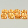 Orange Spessartine Garnet 2.09 Ct. 8 Pcs. Oval Shape 3.7 x 2.9 Mm. Natural Gems