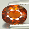 Orange Spessartine Garnet 1.03 Ct. Oval Shape 6.8 x 5.2 Mm. Natural Gem Unheated