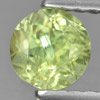 Unheated 0.55 Ct. Nice Round Shape Natural Greenish Yellow Mali Garnet