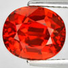 Spessartine Garnet Reddish Orange 4.87 Ct. Oval 9.8 x 8.3 Mm. Natural Gemstone