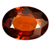Unheated 0.76 Ct. Oval Shape Natural Reddish Orange Spessartine Garnet Nigeria