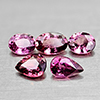 Natural Purplish Pink Rhodolite Garnet 2.41 Ct. 5 Pcs Mixed Shape 6 x 4.1 Mm Gem