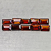 Natural Orangish Red Garnet 3.10 Ct. 10 Pcs Baguette Shape 5.1 x 3.1 Mm Gems