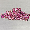 Naturar Purplish Pink Rhodolite Garnet 1.66 Ct. 50 Pcs Round Diamond Cut 2.1 Mm