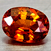 Natural Orange Spessartine Garnet 1.91 Ct. Oval Shape 8.3 x 6.3 Mm. Gemstone