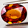 Natural Orange Spessartine Garnet 2.05 Ct. Oval Shape 9.1 x 7 Mm. Gemstone