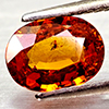 Natural Orange Spessartine Garnet 1.42 Ct. Oval Shape 8.2 x 6.1 Mm. Gemstone
