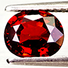 Natural Orangish Red Spessartine Garnet 1.43 Ct. Oval Shape 7.1 x 5.9 Mm Gems