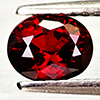 Natural Orangish Red Spessartine Garnet 1.02 Ct. Oval Shape 6 x 4.8 Mm Gemstone
