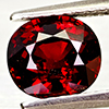 Natural Orangish Red Spessartine Garnet 1.89 Ct. Oval Shape 7.1 x 6.5 Mm Gems
