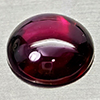 Natural Purplish Pink Rhodolite Garnet 1.47 Ct. Round Cabochon Shape 7.2 Mm Gems Natural Purplish Pink Rhodolite Garnet 1.47 Ct. Round Cabochon Shape 7.2 Mm Gems