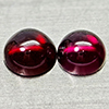 Natural Purplish Pink Rhodolite Garnet 1.71 Ct. 2 Pcs Round Cabochon Shape 5.2Mm Natural Purplish Pink Rhodolite Garnet 1.71 Ct. 2 Pcs Round Cabochon Shape 5.2Mm
