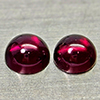 Natural Purplish Pink Rhodolite Garnet 1.44 Ct. 2 Pcs Round Cabochon Shape 5.1Mm Natural Purplish Pink Rhodolite Garnet 1.44 Ct. 2 Pcs Round Cabochon Shape 5.1Mm