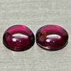 Natural Purplish Pink Rhodolite Garnet 2.09 Ct. 2 Pcs Round Cabochon Shape 6.1Mm Natural Purplish Pink Rhodolite Garnet 2.09 Ct. 2 Pcs Round Cabochon Shape 6.1Mm