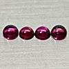 Natural Purplish Pink Rhodolite Garnet 1.67 Ct. 4 Pcs Round Cabochon Shape 4.1Mm Natural Purplish Pink Rhodolite Garnet 1.67 Ct. 4 Pcs Round Cabochon Shape 4.1Mm