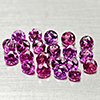Natural Purplish Pink Rhodolite Garnet 1.94 Ct. 21 Pcs Round Shape 2.5 Mm Gems Natural Purplish Pink Rhodolite Garnet 1.94 Ct. 21 Pcs Round Shape 2.5 Mm Gems