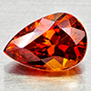 Natural Orangish Red Spessartine Garnet 0.98 Ct. Pear Shape 7.1 x 4.8 Mm Gems
