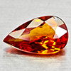 Natural Orangish Red Spessartine Garnet 0.94 Ct. Pear Shape 8.1 x 4.9 Mm Gems