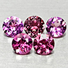 Natural Purplish Pink Rhodolite Garnet 2.05 Ct. 5 Pcs Round Shape 4.6 Mm Gems