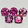 Natural Purplish Pink Rhodolite Garnet 1.86 Ct. 5 Pcs Round Shape 4.4 Mm Gems