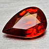 Natural Orangish Red Spessartine Garnet 0.77 Ct. Pear Shape 7.1 x 4.8 Mm Gems