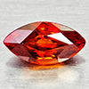 Natural Orangish Red Spessartine Garnet 0.93 Ct. Marquise Shape 7.9 x 4.2 Mm Gem