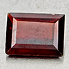 Natural Orangish Red Garnet 1.51 Ct. Baguette Shape 7.8 x 5.9 Mm Gemstone