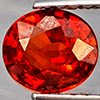 Natural Orangish Red Spessartine Garnet 1.03 Ct. Oval Shape 6.2 x 5.4 Mm Gemstones From Namibia