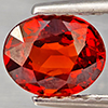 Natural Orangish Red Spessartine Garnet 1.29 Ct. Oval Shape 6.8 x 5.7 Mm Gemstones From Namibia