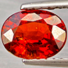 Natural Orangish Red Spessartine Garnet 1.36 Ct. Oval Shape 7.4 x 5.6 Mm Gemstones From Namibia Natural Orangish Red Spessartine Garnet 1.36 Ct. Oval Shape 7.4 x 5.6 Mm Gemstones From Namibia
