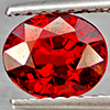 Natural Orangish Red Spessartine Garnet 1.27 Ct. Oval Shape 6.5 x 5.5 Mm Gemstones From Namibia