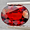 Natural Orangish Red Spessartine Garnet 1.14 Ct. Oval Shape 7.1 x 5.4 Mm Gemstones From Namibia