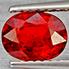 Natural Orangish Red Spessartine Garnet 1.33 Ct. Oval Shape 7.1 x 5.4 Mm Gemstones From Namibia