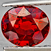 Natural Orangish Red Spessartine Garnet 1.67 Ct. Oval Shape 7.2 x 6.1 Mm Gemstones From Namibia