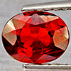 Natural Orangish Red Spessartine Garnet 1.21 Ct. Oval Shape 6.9 x 5.4 Mm Gemstones From Namibia