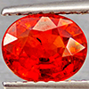 Natural Orangish Red Spessartine Garnet 1.20 Ct. Oval Shape 6.8 x 5.6 Mm Gemstones From Namibia