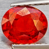 Natural Orangish Red Spessartine Garnet 1.32 Ct. Oval Shape 7.1 x 6 Mm Gemstones From Namibia