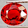 Natural Orangish Red Spessartine Garnet 1.22 Ct. Oval Shape 6.6 x 5.6 Mm Gemstones From Namibia