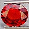 Natural Orangish Red Spessartine Garnet 1.39 Ct. Oval Shape 7.1 x 6.1 Mm Gemstones From Namibia