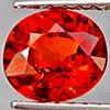 Natural Orangish Red Spessartine Garnet 1.19 Ct. Oval Shape 6.4 x 5.7 Mm Gemstones From Namibia