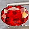 Natural Orangish Red Spessartine Garnet 1.28 Ct. Oval Shape 7.3 x 5.1 Mm Gemstones From Namibia