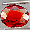 Natural Orangish Red Spessartine Garnet 1.88 Ct. Oval Shape 8 x 6 Mm Gemstones From Namibia