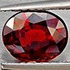 Natural Orangish Red Spessartine Garnet 1.38 Ct. Oval Shape 7.1 x 5.8 Mm Gemstones From Namibia