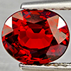 Natural Orangish Red Spessartine Garnet 1.24 Ct. Oval Shape 6.7 x 5.5 Mm Gemstones From Namibia