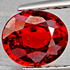 Natural Orangish Red Spessartine Garnet 1.22 Ct. Oval Shape 6.5 x 5.5 Mm Gemstones From Namibia